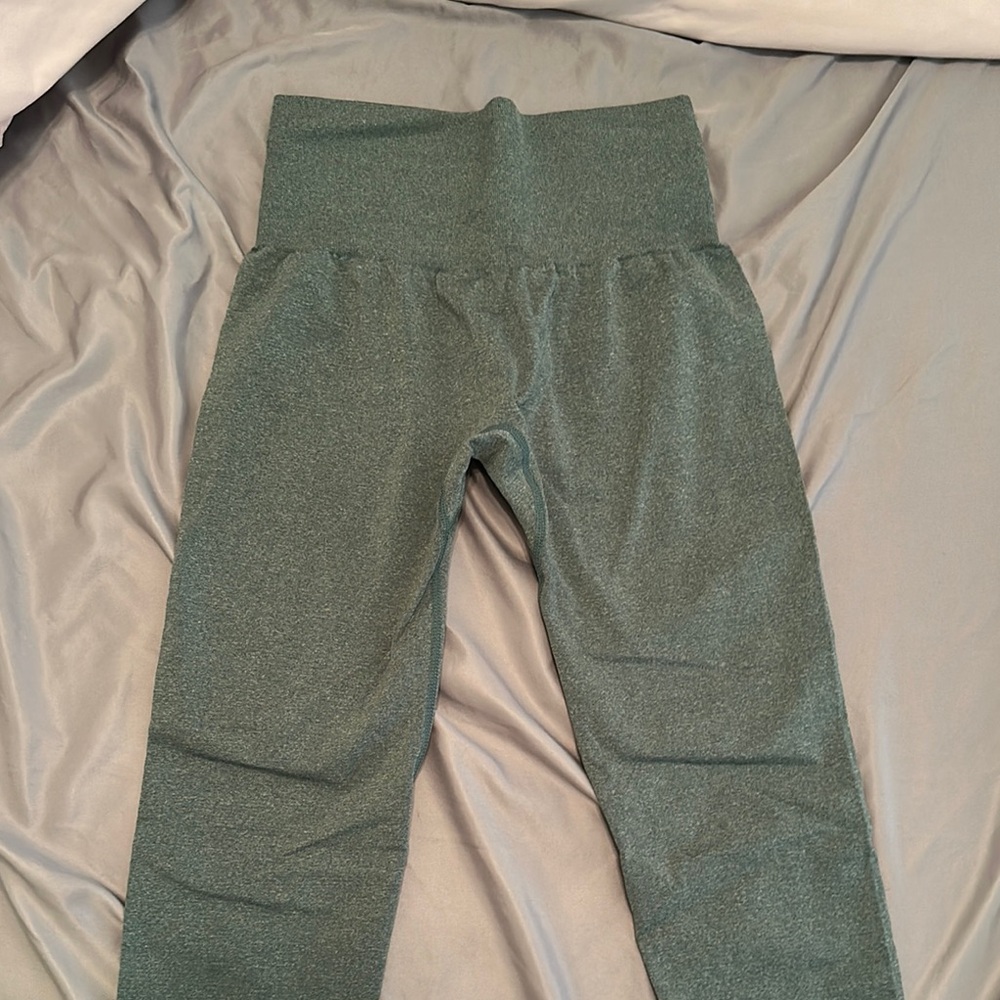 NVGTN Green Seamless Leggings High-Rise Stretch